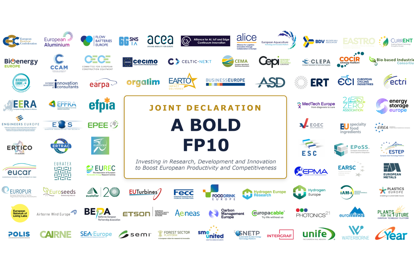 Hydrogen Europe Research supports the Joint Declaration for a bold FP10